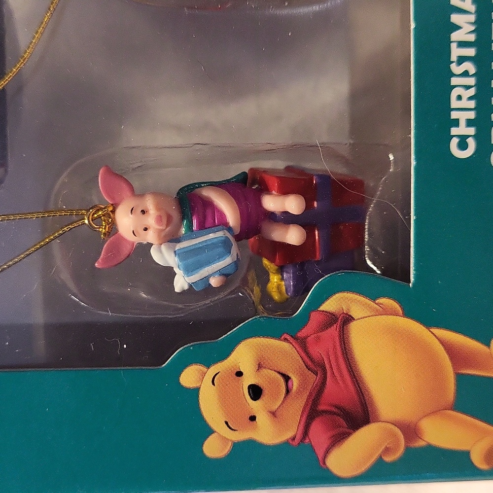Winnie-the-Pooh Christmas ornaments set of 5 Eyore Piglet Tigger - Picture 2 of 9